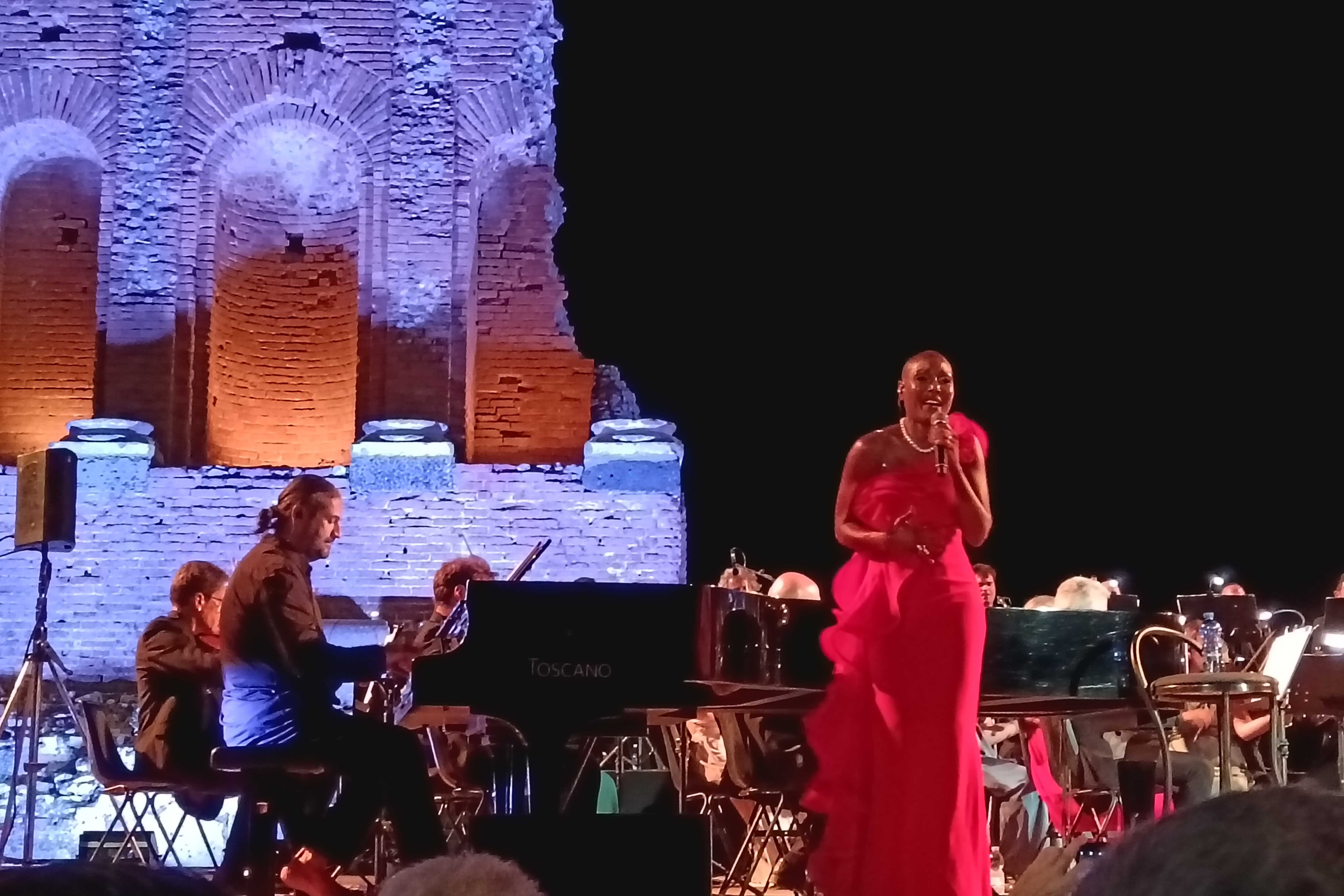 Amii Stewart in concerto al Teatro Antico di Taormina