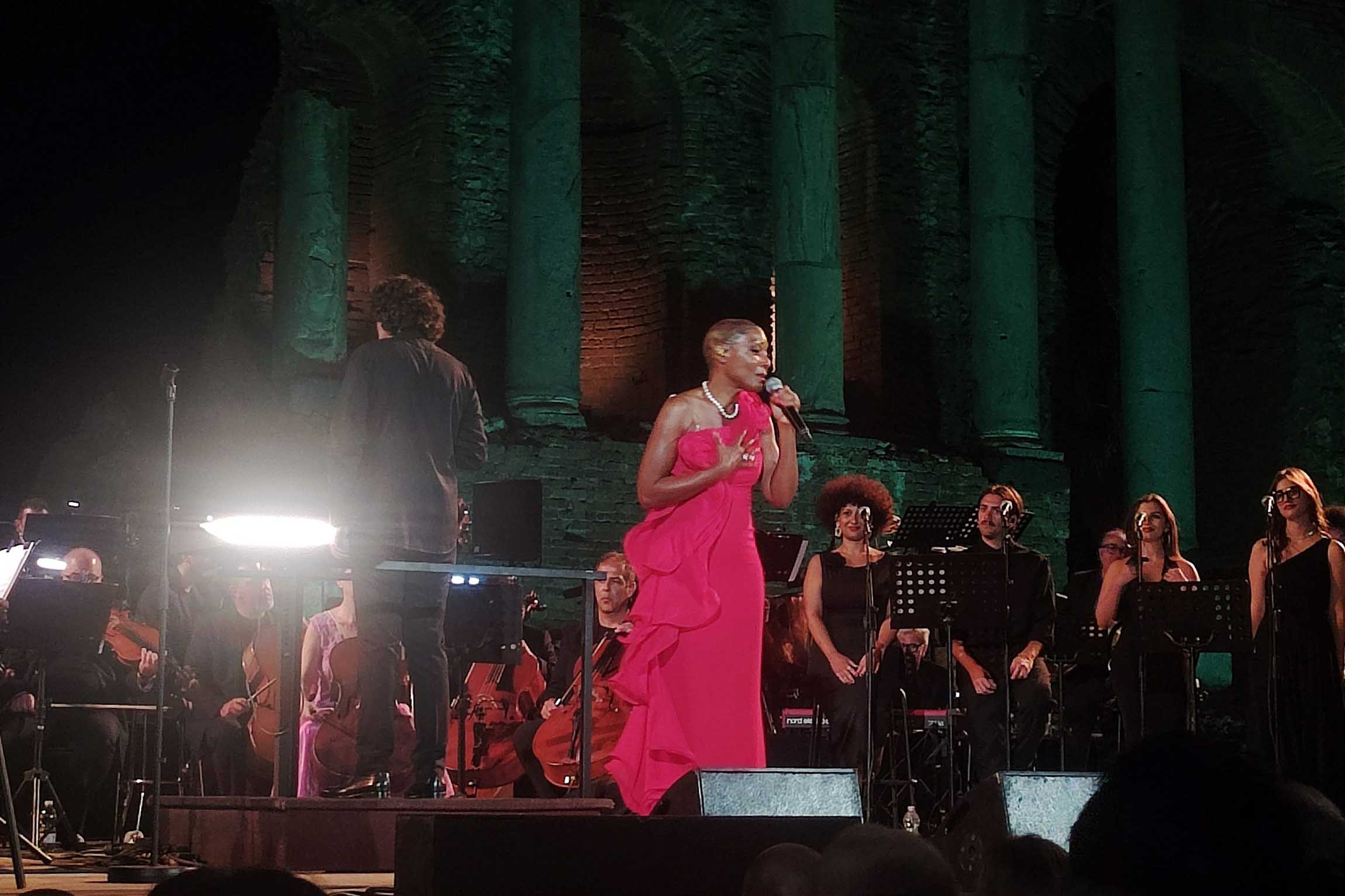 Amii Stewart in concerto al Teatro Antico di Taormina