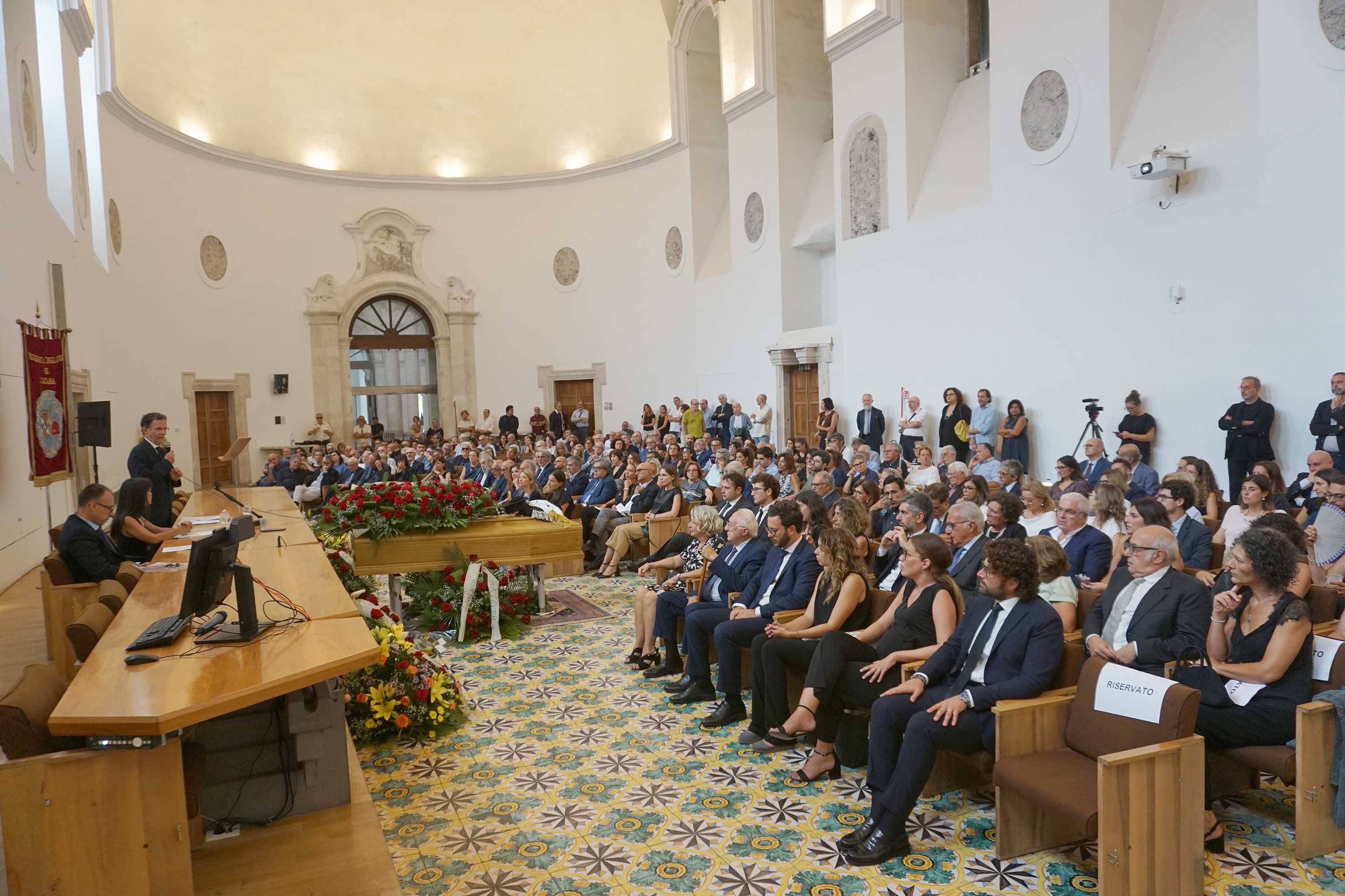 Un momento della commemorazione