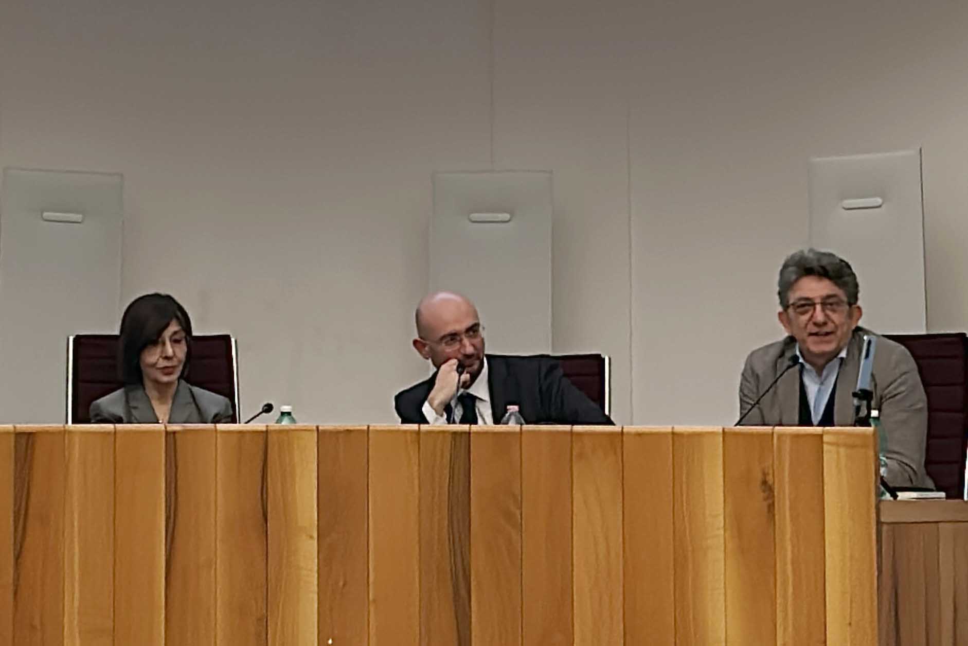 Un momento dell'intervento di Francesco Failla