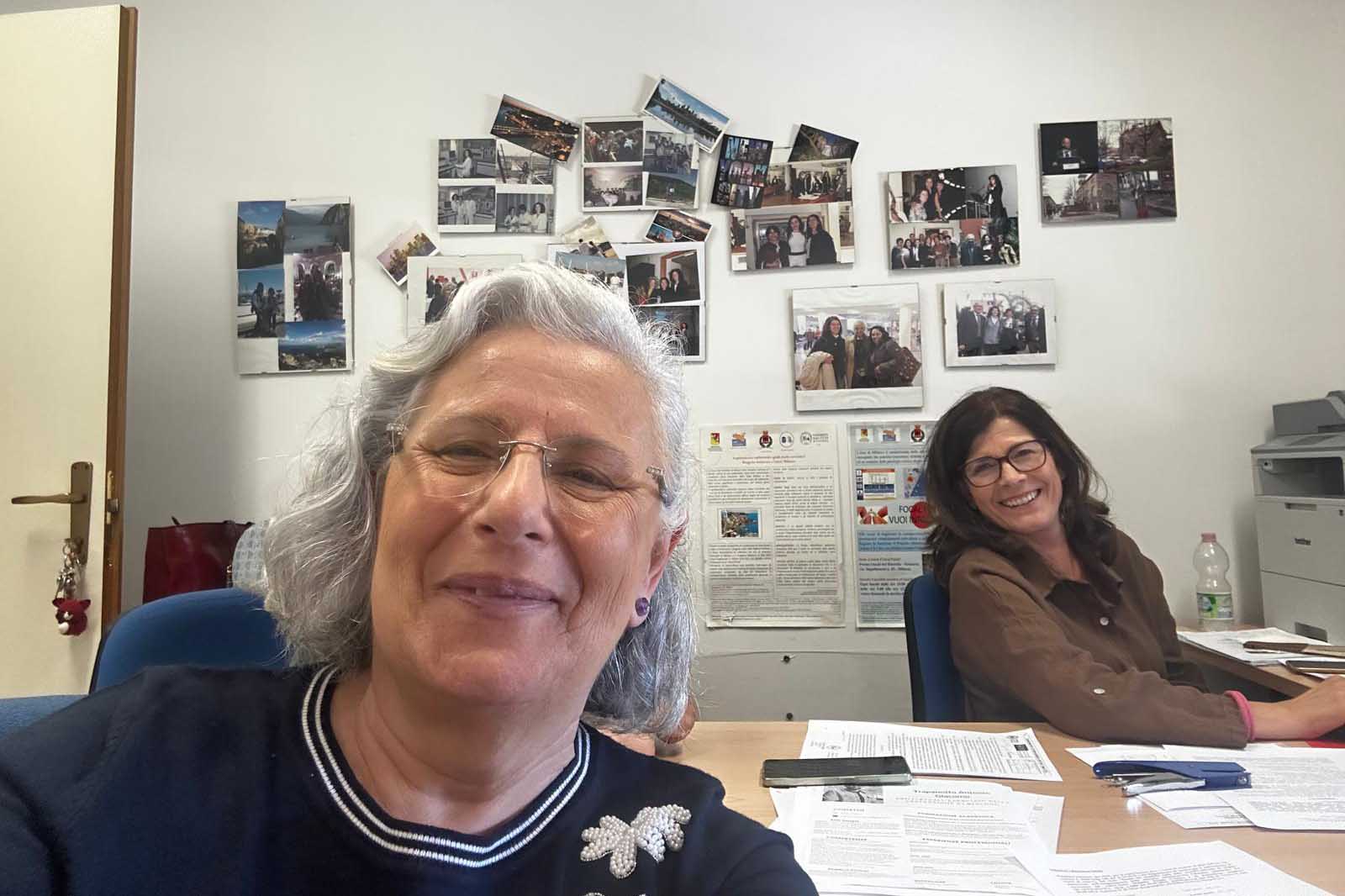 In foto le docenti Margherita Ferrante e Maria Fiore dell'Università di Catania