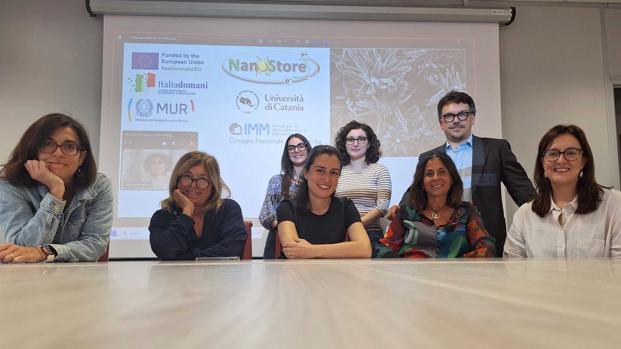 Il gruppo di ricerca di NanoStore