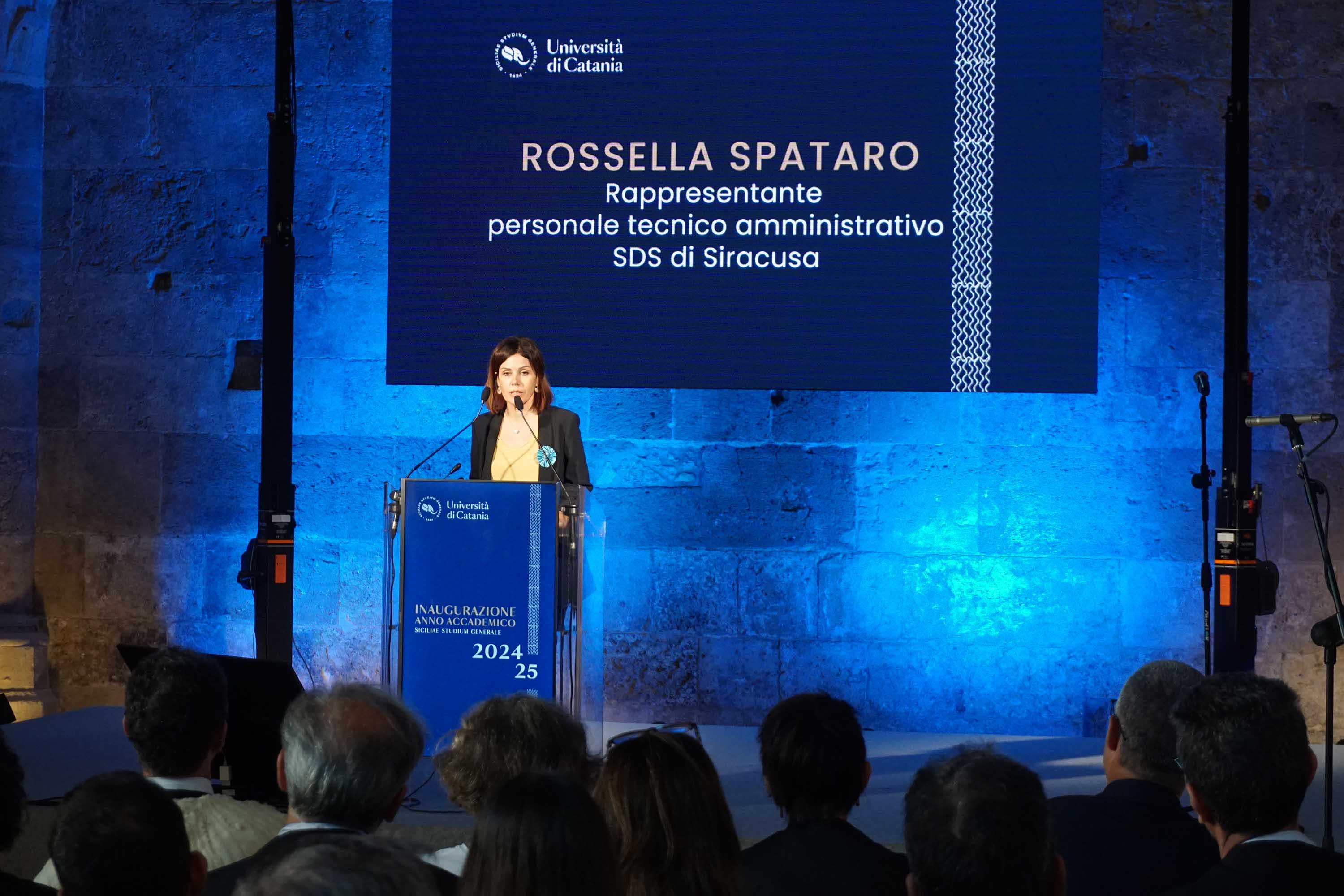 Rossella Spataro, portavoce del personale tecnico-amministrativo con sede a Siracusa