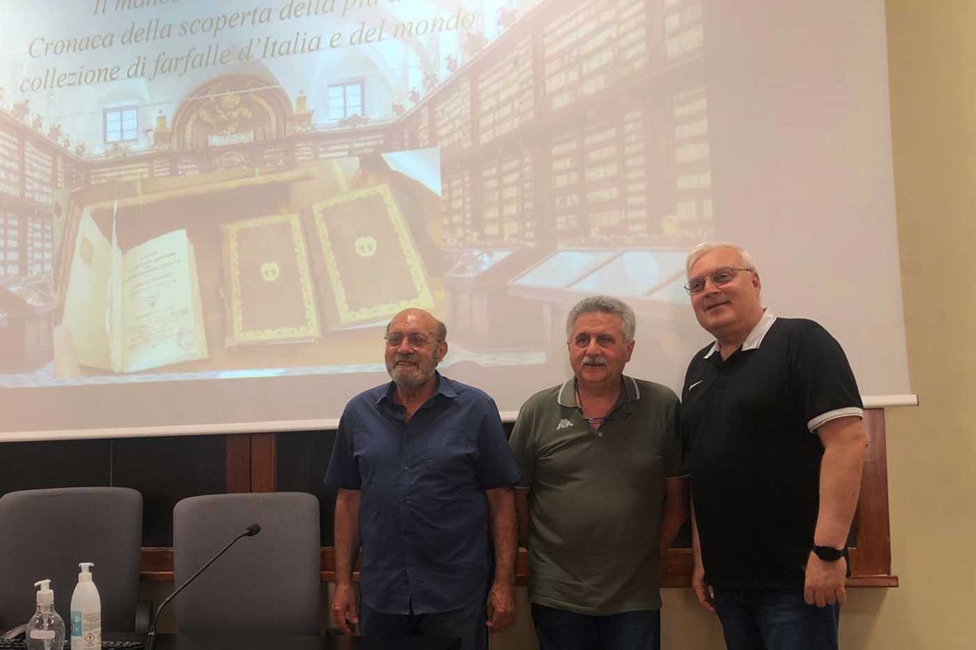 In foto da sinistra Ignazio Sparacio, Marcello Romano e Fabio Viglianisi