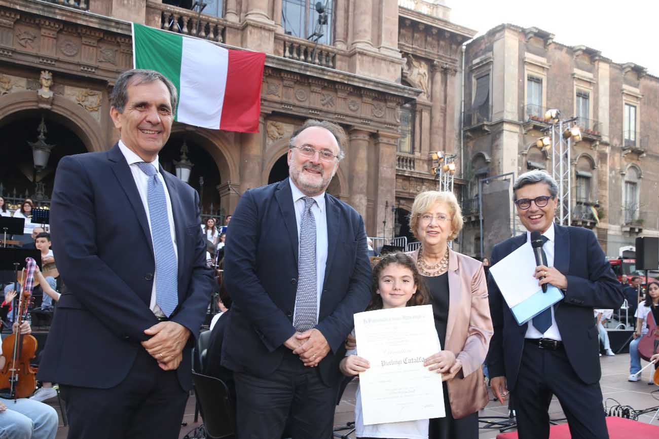 In foto da sinistra Enzo Trantino, Pierluigi Catalfo, Maria Carmela Librizzi e Salvo La Rosa