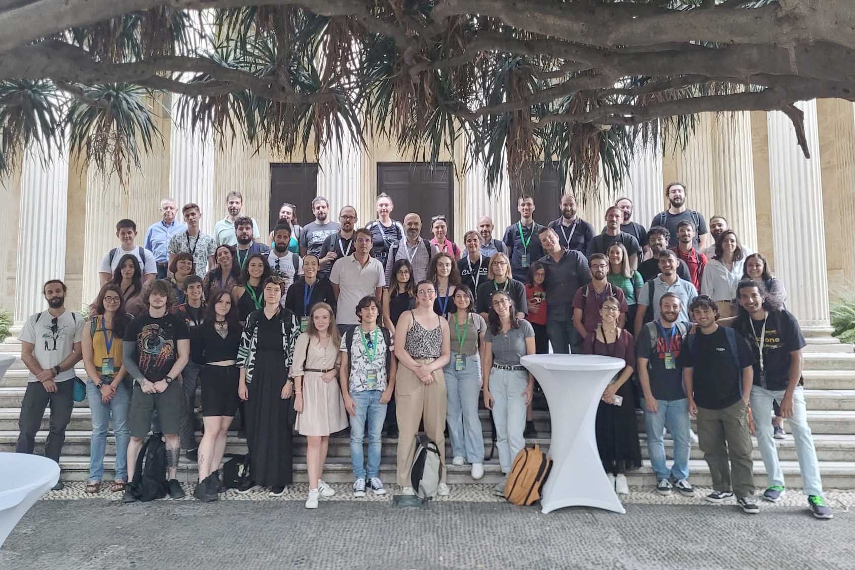 Foto di gruppo all'Orto Botanico