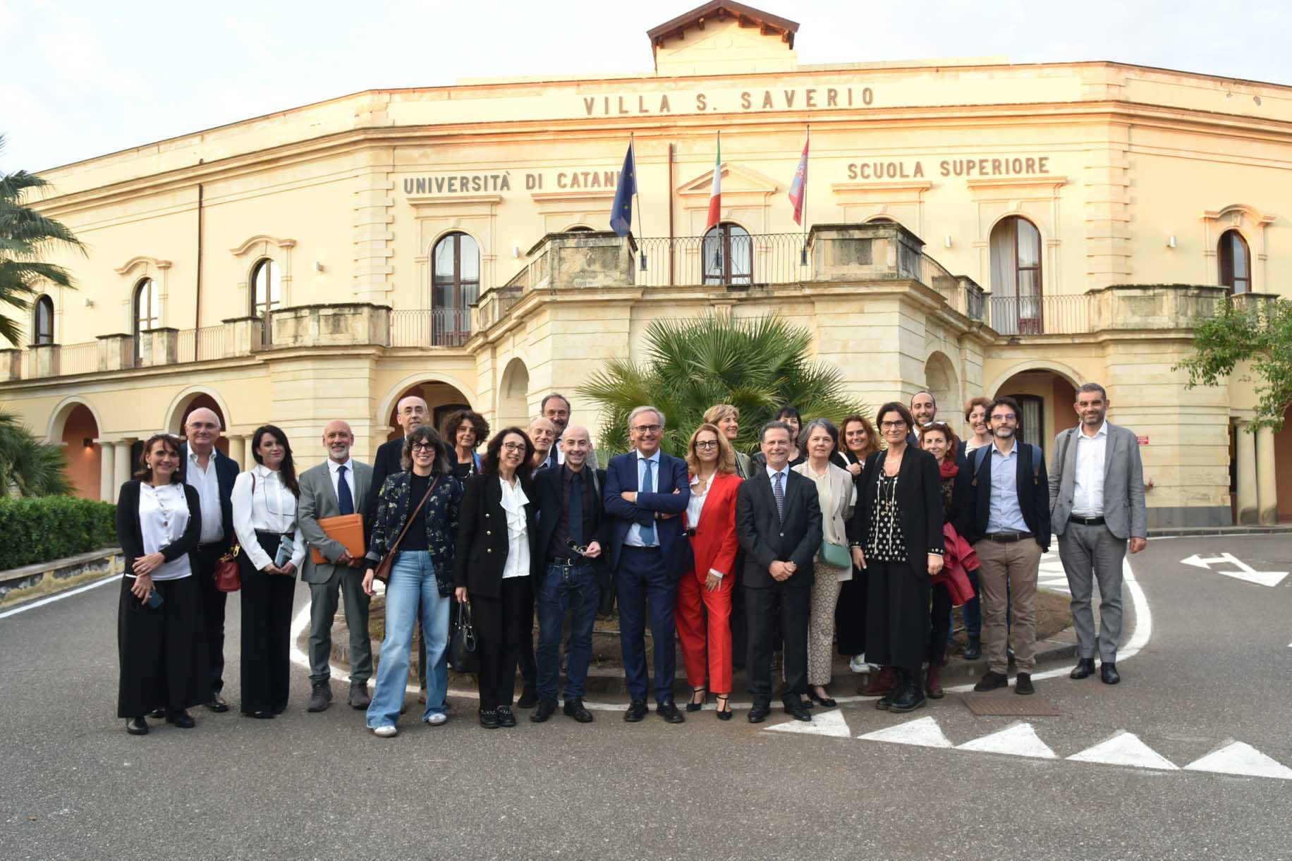 I presidenti e i direttori delle Scuole Superiori universitarie a Villa San Saverio