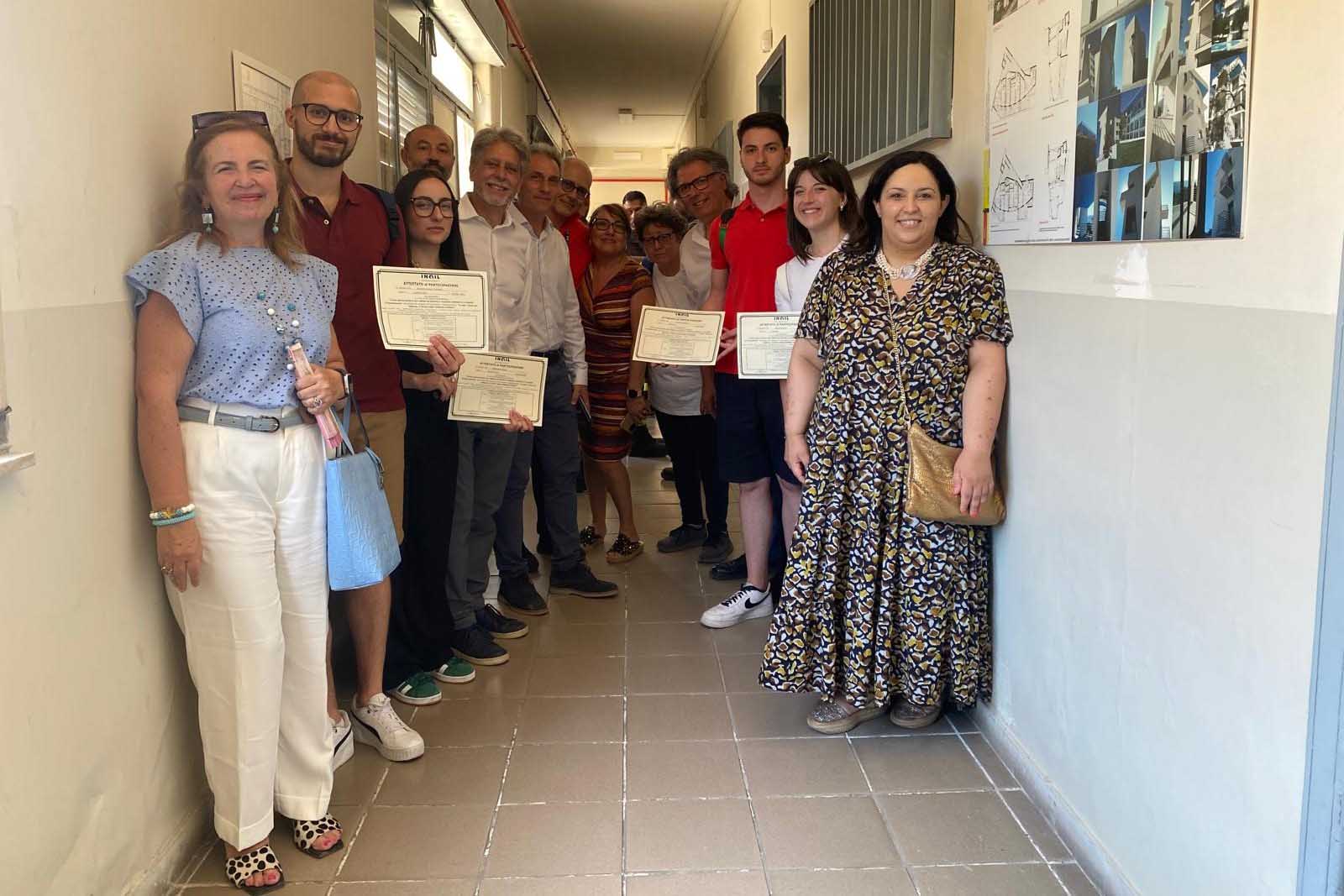 Gli studenti e i formatori del corso