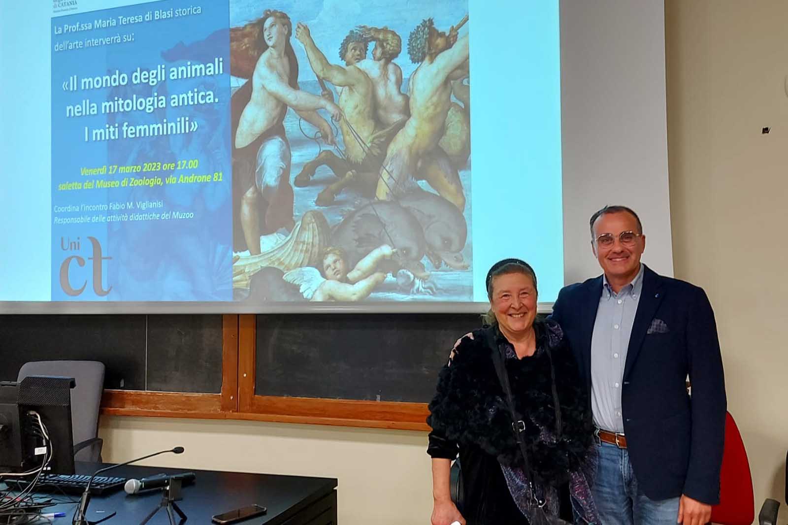 In foto Maria Teresa Di Blasi e Sandro Torris