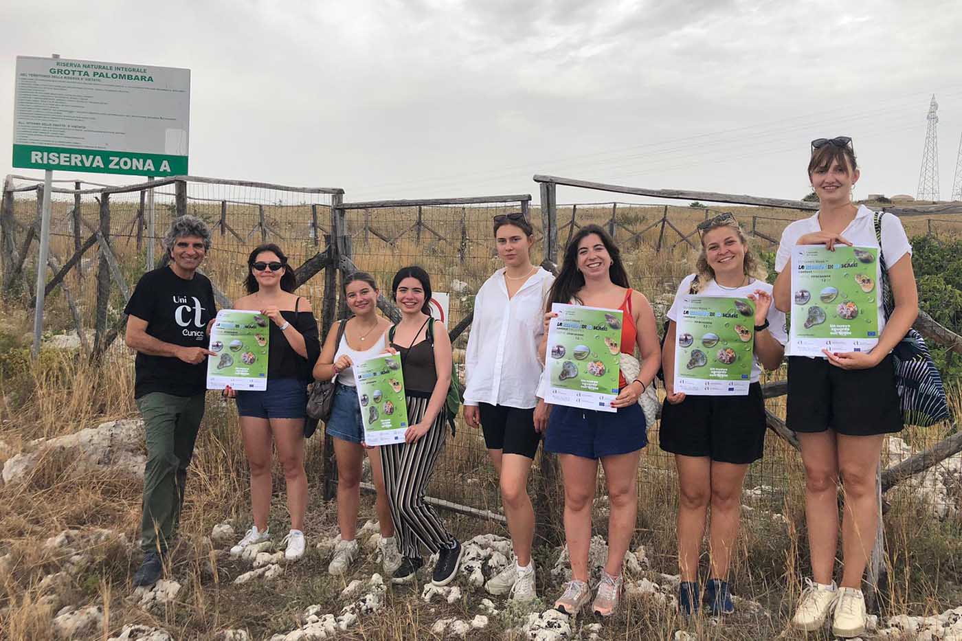 Studenti Erasmus alla Grotta Palombara