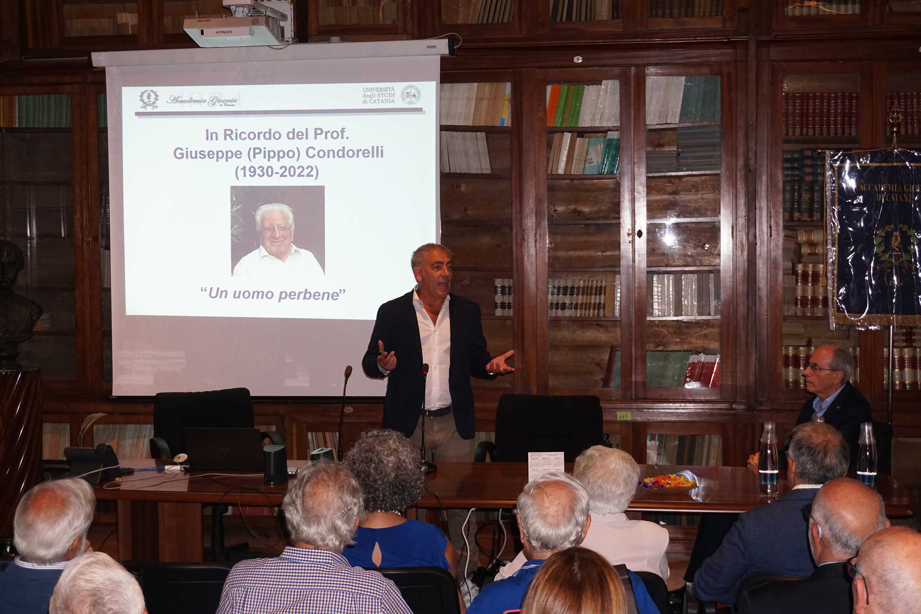 Il prof. Salvatore Sortino