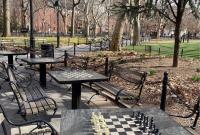 Washington Square Park, l'area dedicata al gioco degli scacchi