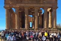 Studenti del corso di laurea triennale in Scienze del turismo ad Agrigento