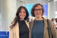 In foto la tutor senior del Polo penitenziario di Unict, Giuliana Mirenda, insieme con la prof.ssa Teresa Consoli