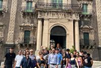 Un momento delle attività al Monastero dei Benedettini