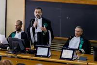 Un momento dell'intervento del prof. Filippo Stanco