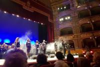 Un momento del concerto al Teatro Massimo Bellini di Catania