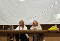 Le docenti Stefania Mazzone (Unict) e Lucia Corso (UniKore)