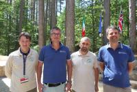 In foto da sinistra Alfredo Rippa, Saverio Sciandrello, Carmine Lupia e Gianpietro Giusso del Galdo