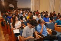 Il pubblico presente in sala