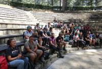 Gli studenti in un momento di svago