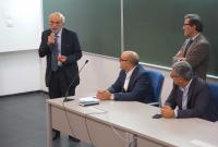 Un momento dell'intervento del prof. Francesco Basile